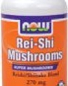 Now Foods Rei-shi Mushrooms 270mg, Capsules, 100-Count