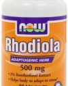 NOW Foods Rhodiola Rhodiola Rosea, 60 Capsules / 500mg