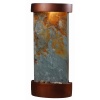 Kenroy Home #53238SL Midstream Indoor Table/Wall Fountain in Natural Slate with Copper Finish Accents