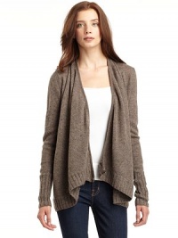 THE LOOKDraped cowlneckFront single snap closureLong ribbed cuff sleevesRibbed detailsRibbed hemTHE FITAbout 28 from shoulder to hemTHE MATERIAL50% acrylic/25% wool/25% nylonCARE & ORIGINHand washImported THE LOOKDraped cowlneckFront single snap closureLong ribbed cuff sleevesRibbed detailsRibbed hemTHE FITAbout 28 from shoulder to hemTHE MATERIAL50% acrylic/25% wool/25% nylonCARE & ORIGINHand washImported