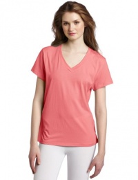 HUE Women's Solid Short Sleeve V-Neck Tee HUE Women's Solid Short Sleeve V-Neck Tee