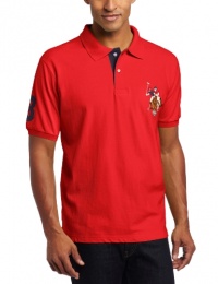 U.S. Polo Assn. Men's Solid With Multi Color Pony U.S. Polo Assn. Men's Solid With Multi Color Pony