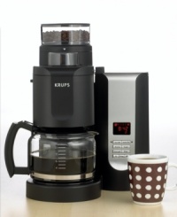 Give yourself complete ground control. Coffee is just better when its done from scratch, and this grinder/brewer offers all the settings for a first-class cup of joe. Just grind your favorite coffee beans then brew at one of three strength settings. One-year limited warranty. Model KM7000. Give yourself complete ground control. Coffee is just better when its done from scratch, and this grinder/brewer offers all the settings for a first-class cup of joe. Just grind your favorite coffee beans then brew at one of three strength settings. One-year limited warranty. Model KM7000.