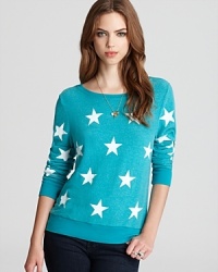 The stars are out on this fun-to-wear WILDFOX sweatshirt. The stars are out on this fun-to-wear WILDFOX sweatshirt.
