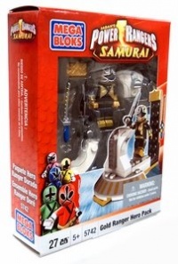 Mega Bloks Power Rangers Samurai Gold Hero Pack