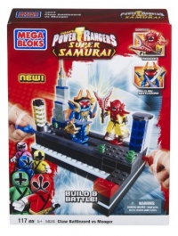 Mega Bloks Power Rangers Samurai Claw Battlezord vs Mooger Mega Bloks Power Rangers Samurai Claw Battlezord vs Mooger