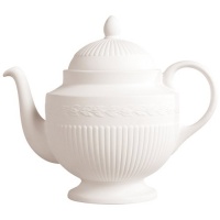 Wedgwood Edme Teapot, White Wedgwood Edme Teapot, White