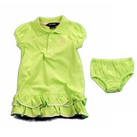 Polo By Ralph Lauren Infant Girl's Cupcake Polo Dress Layette Polo By Ralph Lauren Infant Girl's Cupcake Polo Dress Layette
