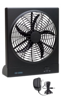 O2Cool 1078 Indoor/Outdoor Battery/AC-Powered 10-Inch Portable Fan O2Cool 1078 Indoor/Outdoor Battery/AC-Powered 10-Inch Portable Fan