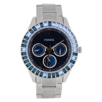 Fossil Women's ES2958 Stainless Steel Analog with Blue Dial Watch Fossil Women's ES2958 Stainless Steel Analog with Blue Dial Watch