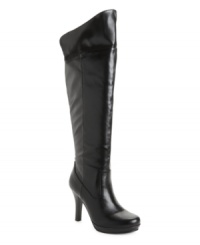 On a roll! Whether you wear them rolled up or down, you'll look great in Rampage's convertible tall Bradshaw boots. With a zipper enclosure, stacked heel and over-the-knee silhouette, they're the perfect complement to all of your newest fall looks. On a roll! Whether you wear them rolled up or down, you'll look great in Rampage's convertible tall Bradshaw boots. With a zipper enclosure, stacked heel and over-the-knee silhouette, they're the perfect complement to all of your newest fall looks.