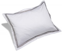 Pinzon Hotel Stitch 400-Thread-Count Egyptian Cotton Sateen Standard Sham, Espresso Pinzon Hotel Stitch 400-Thread-Count Egyptian Cotton Sateen Standard Sham, Espresso