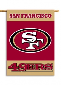 NFL San Francisco 49Ers 2-Sided 28-by-40-Inch House Banner NFL San Francisco 49Ers 2-Sided 28-by-40-Inch House Banner