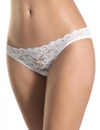 Hanro Women's Luxury Moments Bikini Panty, White, Small Hanro Women's Luxury Moments Bikini Panty, White, Small