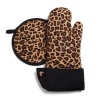 Grandway Honduras Oven Mitt Set Leopard