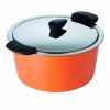 Kuhn Rikon Hotpan Casserole 2.1 Quart, Orange