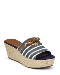 Sperry Top-Sider Women's Hillsboro Wedge,Navy Breton Stripe,6 US Sperry Top-Sider Women's Hillsboro Wedge,Navy Breton Stripe,6 US