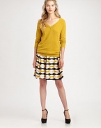Boldly printed silk meets a timeless pleated silhouette giving this fit-and-flare skirt instant appeal.Pleated styleAllover printSide zipperFully linedAbout 21 longSilkDry cleanImported Model shown is 5'10 (177cm) wearing US size 4. 