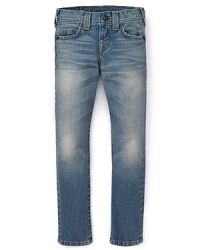 Diesel's Rocco jean, with its naturalistic fading and whiskering, offer the look and feel of an old favorite in a stunning new style. Diesel's Rocco jean, with its naturalistic fading and whiskering, offer the look and feel of an old favorite in a stunning new style.