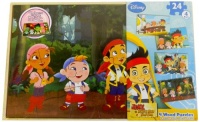 Jake and the Neverland Pirates,Wood Puzzle, 4 Pack Box Jake and the Neverland Pirates,Wood Puzzle, 4 Pack Box