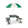 Stansport Picnic Table and Umbrella Combo Pack