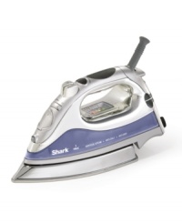 Take smooth to a whole new level with the most powerful steam iron around. Vertically or horizontally, the professional stainless steel soleplate glides effortlessly over virtually any fabric, while intelligent electronic controls maintain and inform you of actual and selected temperatures. One-year warranty. Model GI468. Take smooth to a whole new level with the most powerful steam iron around. Vertically or horizontally, the professional stainless steel soleplate glides effortlessly over virtually any fabric, while intelligent electronic controls maintain and inform you of actual and selected temperatures. One-year warranty. Model GI468.
