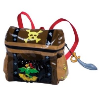Kidorable Pirate Backpack, Brown, One Size Kidorable Pirate Backpack, Brown, One Size
