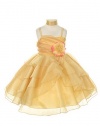 Cinderella Couture Girls Cascading Crystal Organza Rhinestone Party Dress