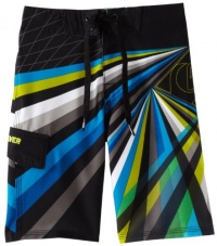 Quiksilver Boys 2-7 Ops Boardshort, Black, Small