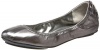 Maria Sharapova Collection by Cole Haan Women's Air Bacara  Flat ,Dark Silver Metallic,7 B US