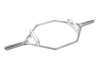 Cap Barbell Weight Bar 2-Inch Zinc Plated Combo Hex Bar Olympic Cap Barbell Weight Bar 2-Inch Zinc Plated Combo Hex Bar Olympic