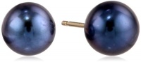 14k Yellow Gold Cultured Pearl Stud Earrings (6.5-7 mm) 14k Yellow Gold Cultured Pearl Stud Earrings (6.5-7 mm)