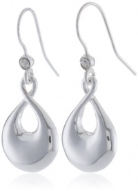 Kenneth Cole New York Shiny Earrings Silver Small Sculptural Drop Earrings Kenneth Cole New York Shiny Earrings Silver Small Sculptural Drop Earrings