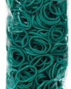 Rainbow Loom Latex Free Rubber Band Refill + C-clips - Teal