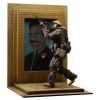 U.S. Army 3rd I.D. Action Figure w Bullet Riddled Saddam Hussein Mosaic Base by Dusty Trail Toys