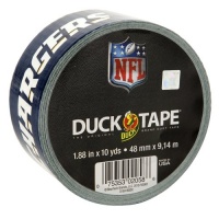Duck Brand 240547 San Diego Chargers NFL Team Logo Duct Tape, 1.88-Inch by 10 Yards, Single Roll Duck Brand 240547 San Diego Chargers NFL Team Logo Duct Tape, 1.88-Inch by 10 Yards, Single Roll