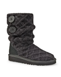 UGG Australia Kids Lattice Cardy Boot Black Size 5 UGG Australia Kids Lattice Cardy Boot Black Size 5