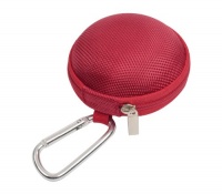 Case Star ® Red Earphone handsfree headset HARD EVA Case - Clamshell/MESH Style with Zipper Enclosure, Inner Pocket, and Durable Exterior + Silver Climbing Carabiner With Case star cellphone bag Case Star ® Red Earphone handsfree headset HARD EVA Case - Clamshell/MESH Style with Zipper Enclosure, Inner Pocket, and Durable Exterior + Silver Climbing Carabiner With Case star cellphone bag
