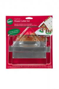 Wilton 3 Piece Gingerbread House Metal Cookie Cutters Wilton 3 Piece Gingerbread House Metal Cookie Cutters