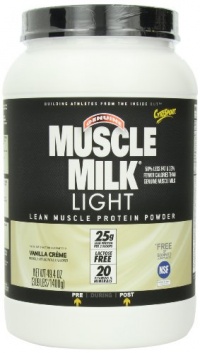CytoSport Muscle Milk Light, Vanilla Creme, 3.09 Pound CytoSport Muscle Milk Light, Vanilla Creme, 3.09 Pound