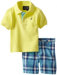 Nautica Baby-Boys Infant 2 Piece Solid Polo Short Set Nautica Baby-Boys Infant 2 Piece Solid Polo Short Set