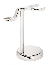 Elegantly designed with polished nickel. The perfect accessory for a great razor. Elegantly designed with polished nickel. The perfect accessory for a great razor.