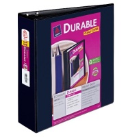 Avery Durable View Binder with 3-Inch Slant Ring, Holds 8.5 x 11-Inch Paper, Black, 1 Binder (17041) Avery Durable View Binder with 3-Inch Slant Ring, Holds 8.5 x 11-Inch Paper, Black, 1 Binder (17041)