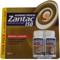 Zantac Maximum Strength 150mg - Twin Pack (90 Tablets) Zantac Maximum Strength 150mg - Twin Pack (90 Tablets)