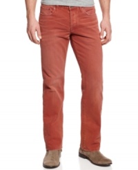 Color correct your style with these slim-fit jeans from Lucky Brand Jeans. Color correct your style with these slim-fit jeans from Lucky Brand Jeans.