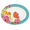 Lenox Floral Fusion Aqua Oval Platter, 16-Inch