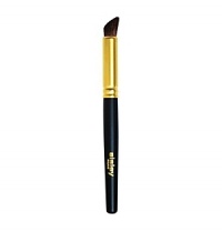 The beveled shape of Eyelid Shading Brush is designed for dual use with no color-mixing? risk: the flat side applies light-colored shadow over the whole eyelid, while the beveled side applies darker shadow for intensity and definition. The beveled shape of Eyelid Shading Brush is designed for dual use with no color-mixing? risk: the flat side applies light-colored shadow over the whole eyelid, while the beveled side applies darker shadow for intensity and definition.