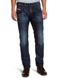 Diesel Men's Thavar Skinny Stone Wash Straight Leg Jean Diesel Men's Thavar Skinny Stone Wash Straight Leg Jean