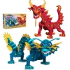 Bloco Toys Aqua and Pyro Dragons