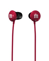 Maxell 190550 M&M'S Lightweight Earbuds, Red Maxell 190550 M&M'S Lightweight Earbuds, Red